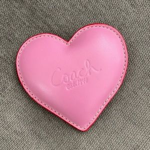 Leather coach paperweight